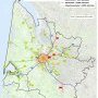 Trafics supérieurs 8200 véhicules jour en Gironde. Année 2014